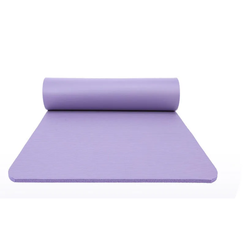 

10MM Thick NBR Yoga Mats Anti-slip Sport Fitness Mat For Exercise Yoga And Pilates Gymnastics Mat Fitness Equipment