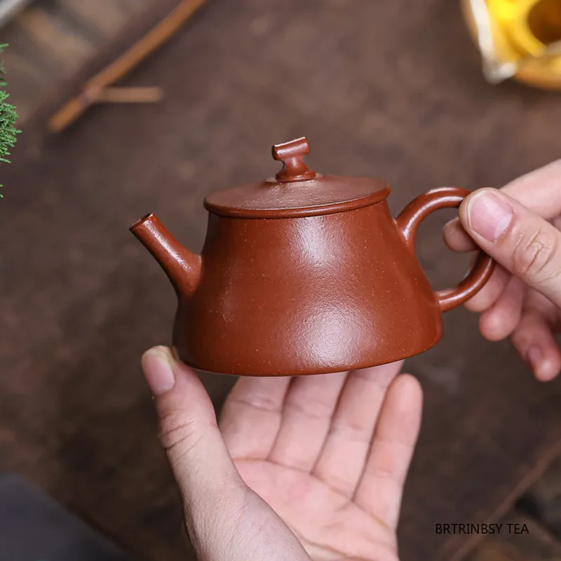 

120ml Handmade Yixing Purple Clay Teapot Tradition Household Tea Pot Beauty Tea Infuser Kettle Chinese Raw Ore Zisha Tea Set