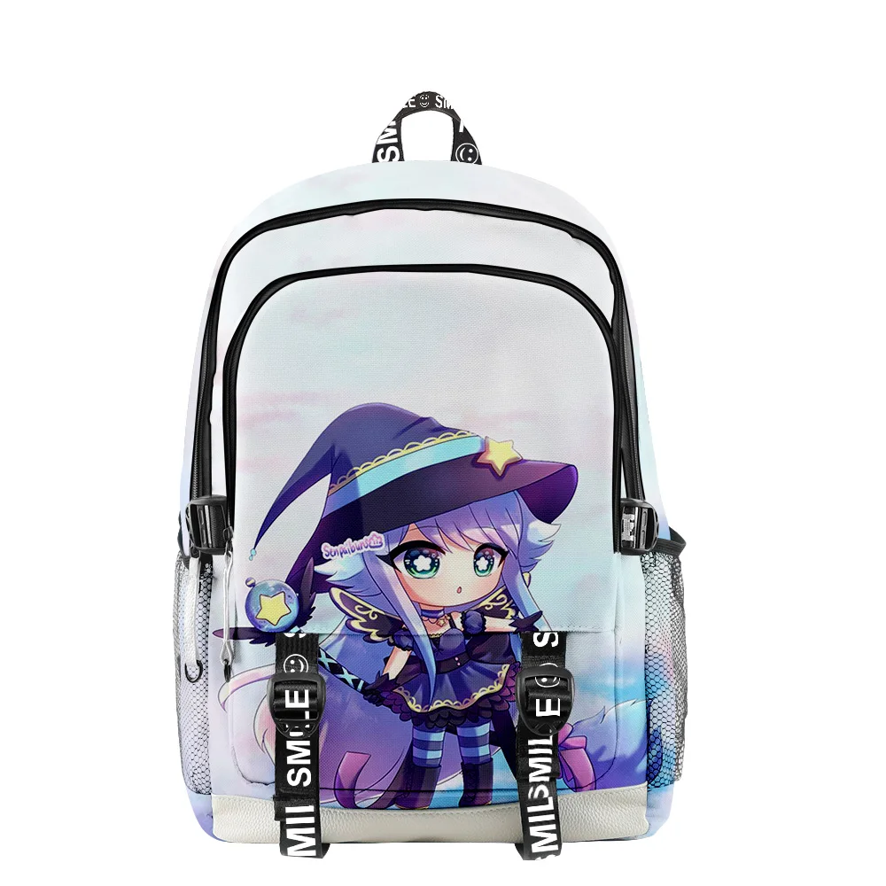 Gacha Life 3d Print Cartoon Anime Boys Girls Backpack Primary Middle School Students Oxford Waterproof Schoolbag Travel Backpack