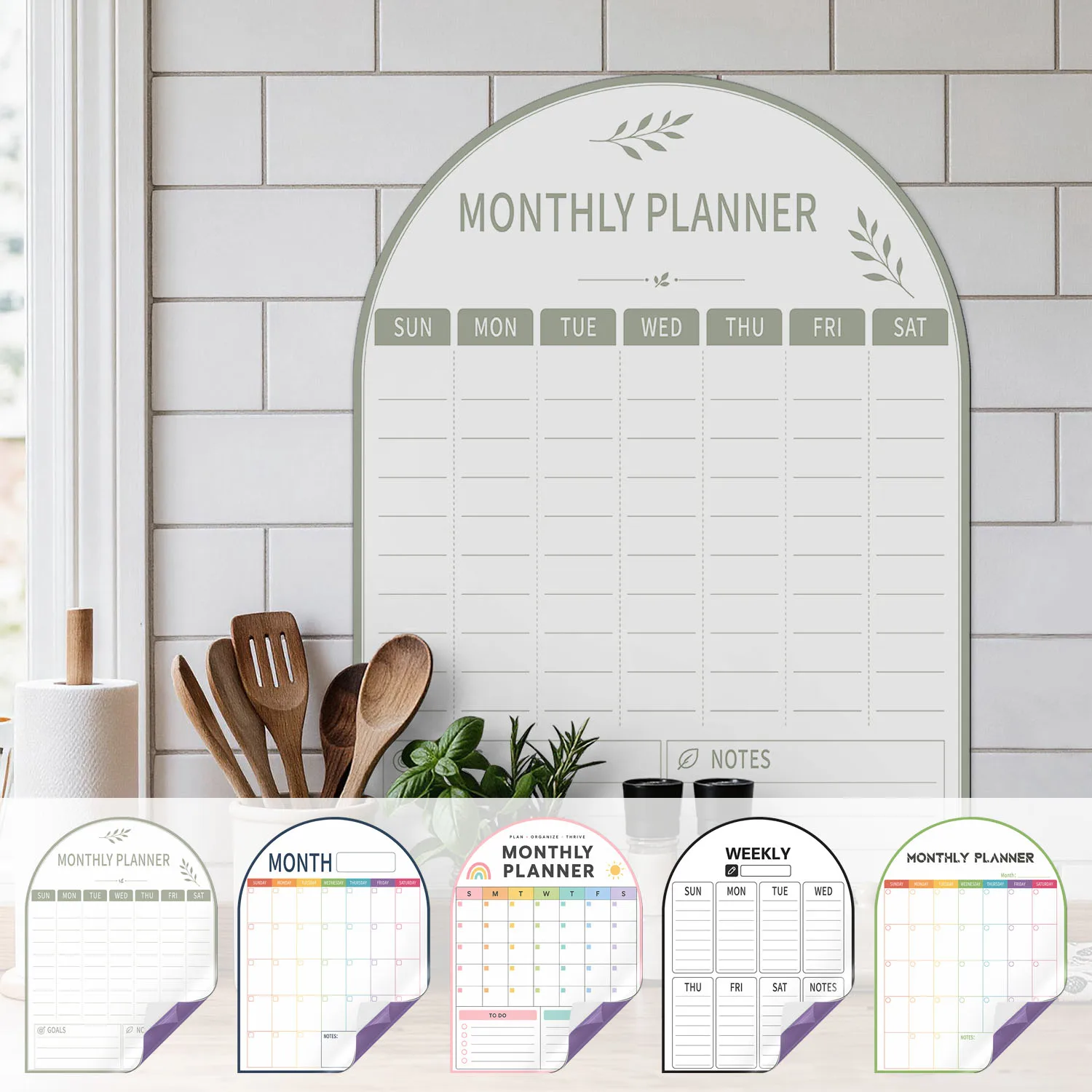 Five‑Layer Foam Weekly Planner Sticker 30×40cm Self‑Adhesive, Easy‑Clean Dry‑Erase Sheet For Indoor Smooth Surfaces
