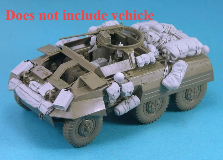 1:35 Scale Resin Die-cast Armored Vehicle Tank Chariot Parts Modification Does Not Include Unpainted Tank Model