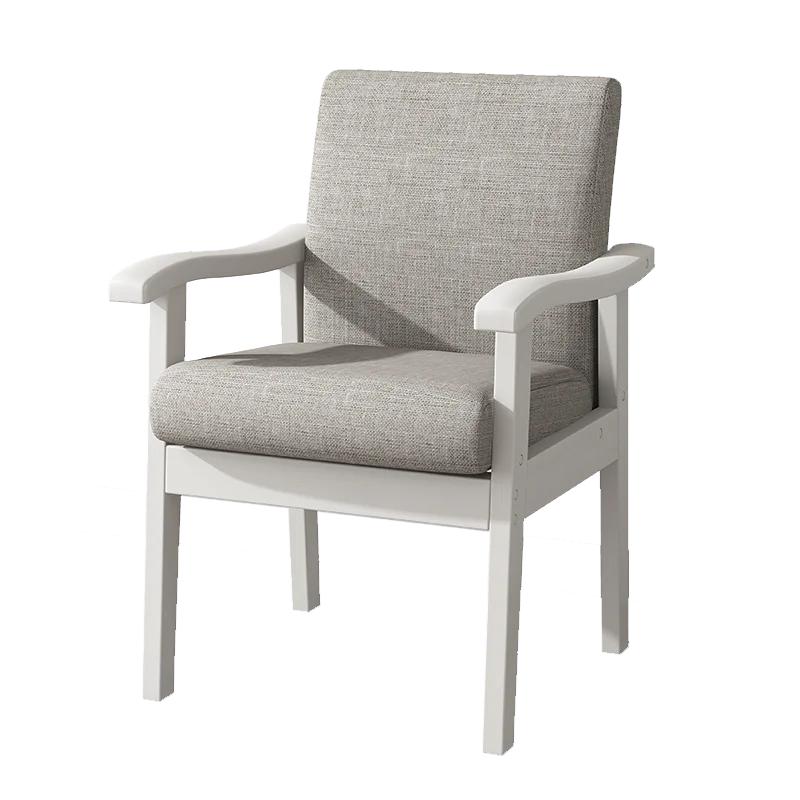 

//Solid Wood Nordic Design Dining Chair With Armrest And Backrest Multifunctional For Home Office And Elderly Comfort