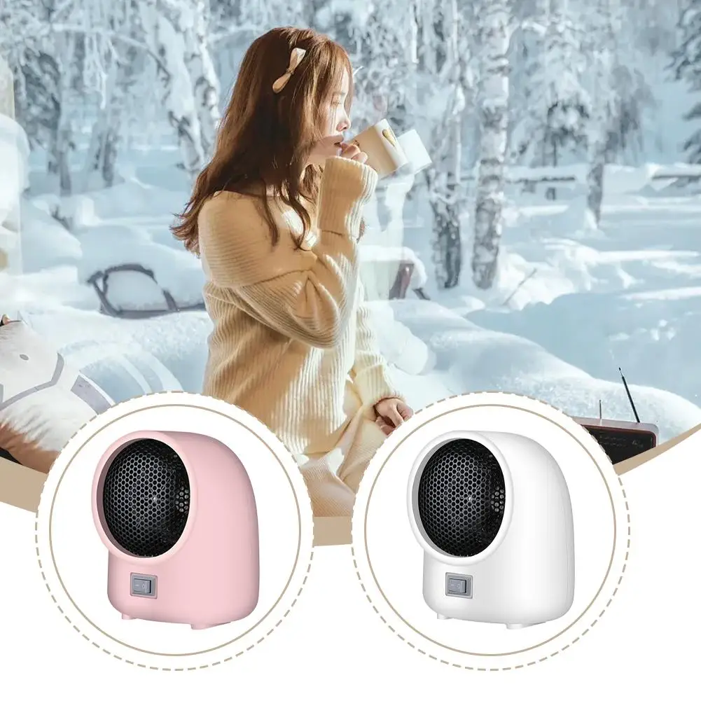 سخان مروحة سطح المكتب، تصميم محمول مدمج للاستخدام المكتبي المنزلي، يوفر مساحة توفير تسخين سريع فعال #5