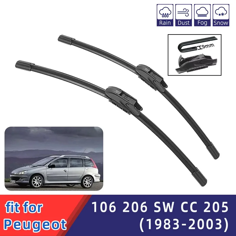 

For Renault 106 206 SW CC 205 Front Windshield Wiper General Motors Multifunctional Rubber Strip Wiper Wholesale