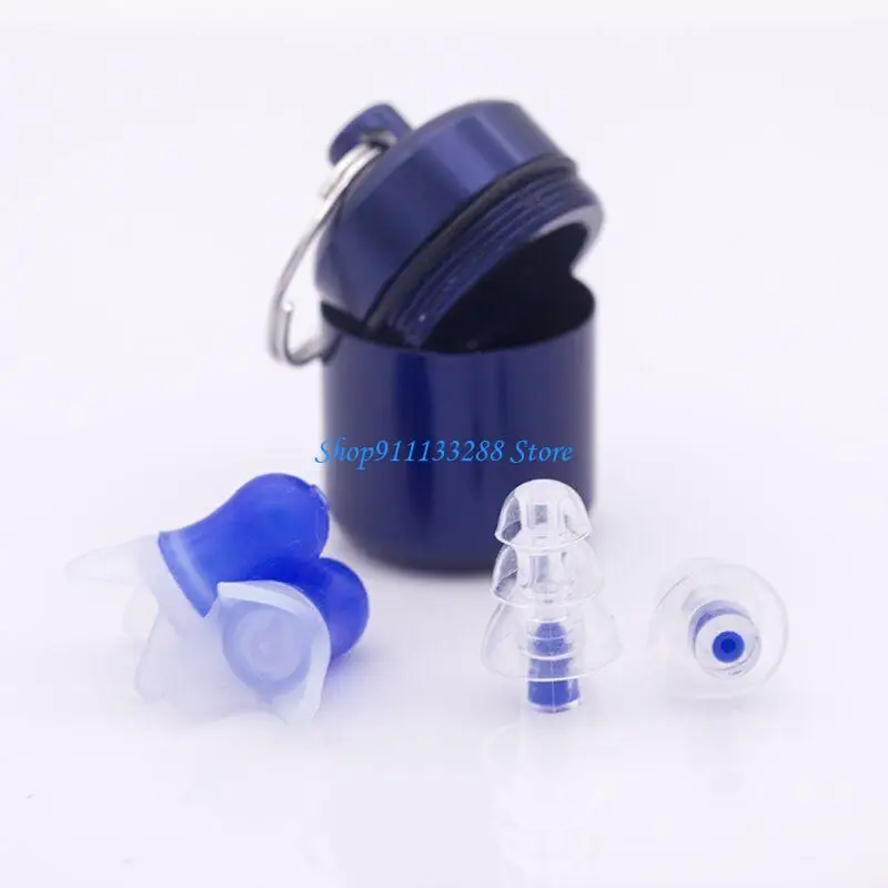 G88D Waterproof Aluminum Box with Keychain Portable Earplug Storage Case Bottle