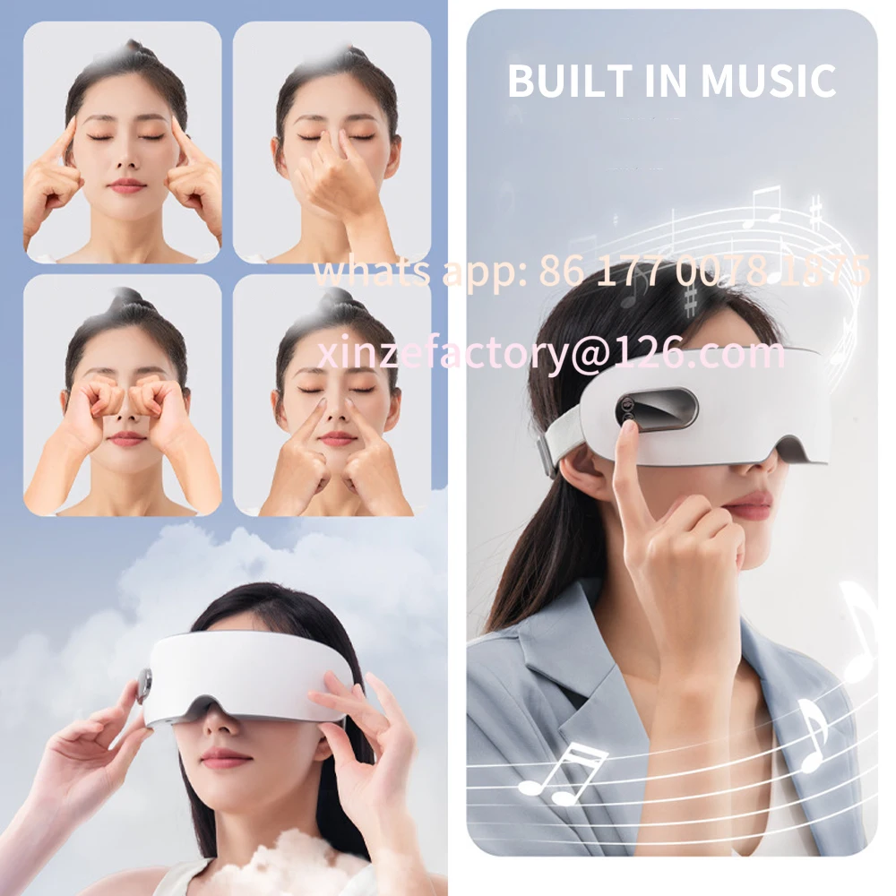 

Customizable Steam Eye Massager Spa Eye Care Instrument Smart Relieve Eyes Fatigue Massage Relax Improve Sleep Relieve