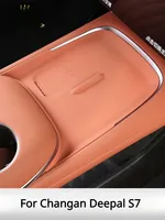 For Changan Deepal S07 Center Console Wireless Charger Anti-Slip Pad Silicone Dustproof Shock Absorption Storage Slot Mat