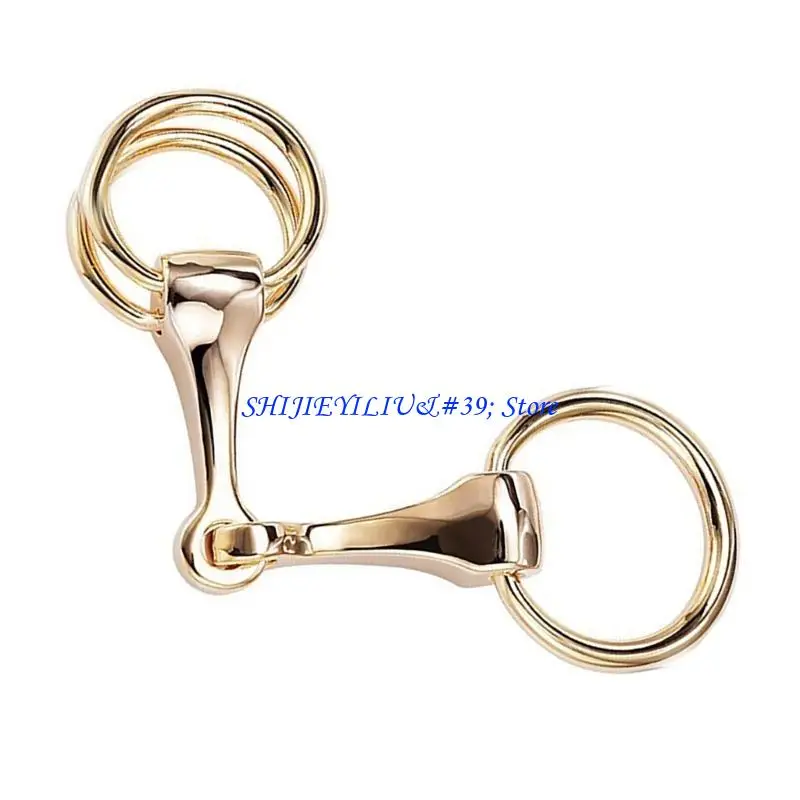 E21F Contemporary Horse Bit Scarf Fastener Trendy Shawl Brooches for Fashionistas