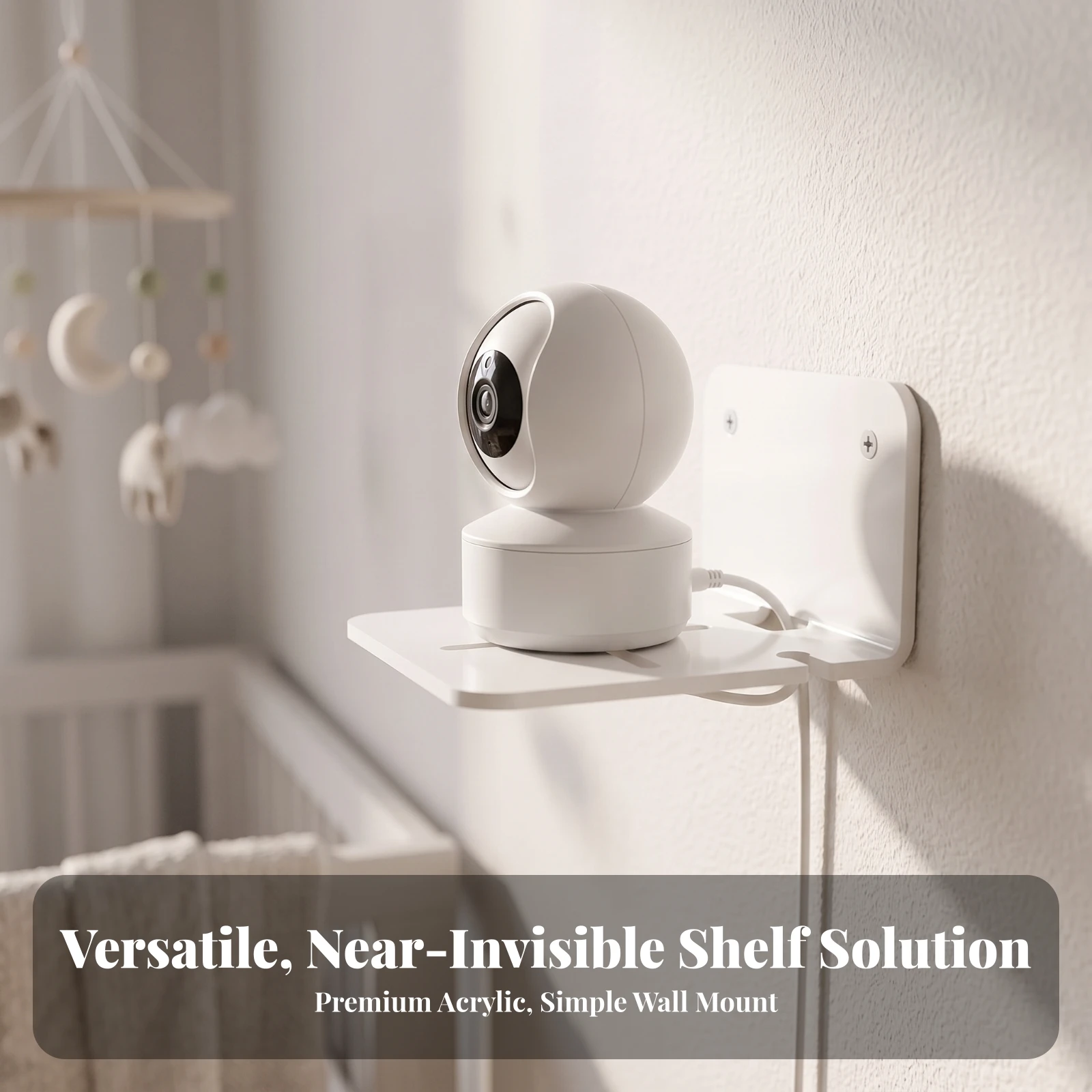 3 estantes de acrílico con ran - Baby Nursery Shelf reseña y precio