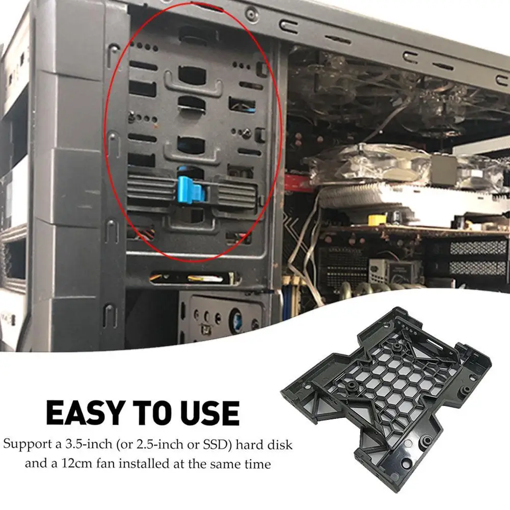 Dvd-rom Drive In A Desktop Box Hard Disk Bracket 5.25 Switch To A 3.5 