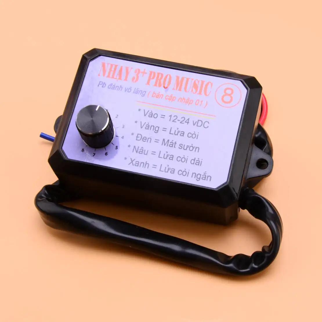 Nhay 3+Pro Music Rapid Horn Relay Controller 12-24V 8Tones Fit for Motorcycle Car Marine Boat