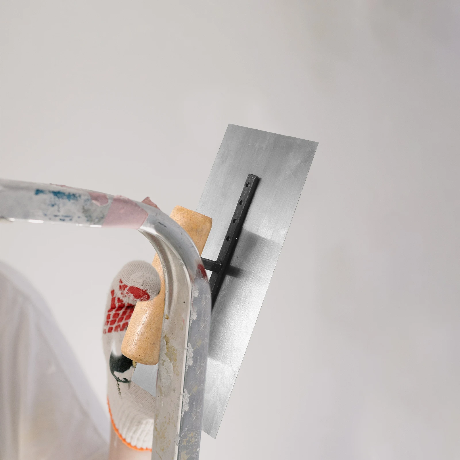 

Wood Handle Trowel Heavy Duty Steel Blade Concrete Hand Tool For Plastering Drywall Cement Masonry Finishing