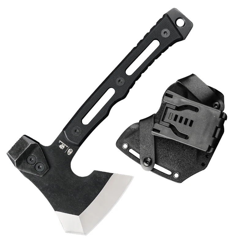 Livre Hachas de Hacha Machado Tático Tomahawk ao ar Livre Caça Acampamento Sobrevivência Hachas Ferramenta Manual Machado de Fogo Aço Inoxidável hx ao ar