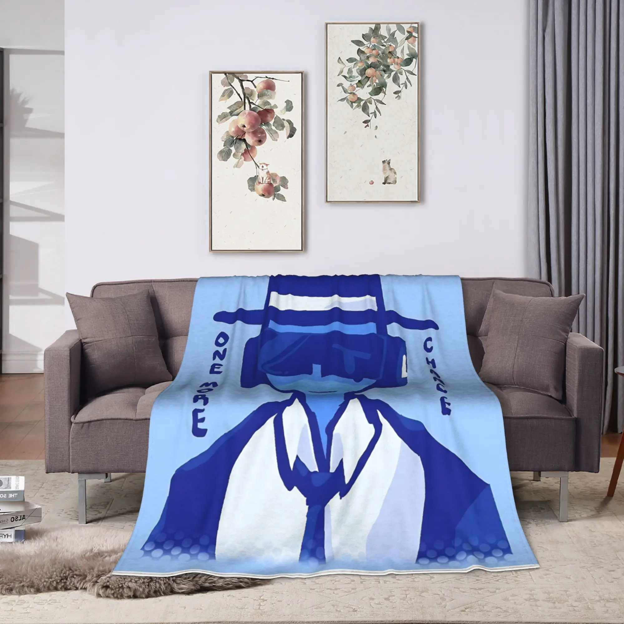 Forsaken One More Chance Soft Blanket  Camping Plush Throw Blanket Graphic Couch Bed Flannel Bedspread Sofa Bed Cover