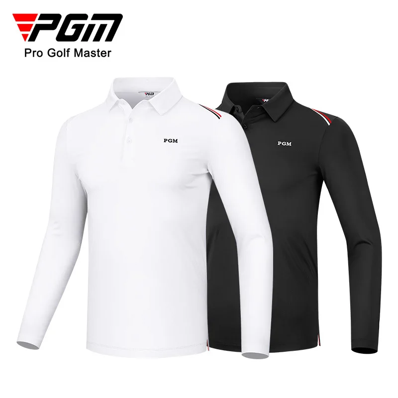 

PGM Men's Golf Long Sleeved T-shirt Autumn Winter Polo Shirt Golf Wear for Men Clothing YF489