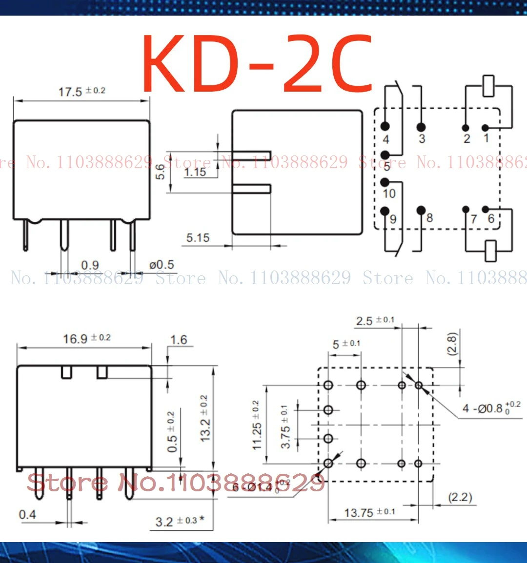 012-2ZST/2ZST(170) JQC-16F 012-2ZST(555) KD-2C