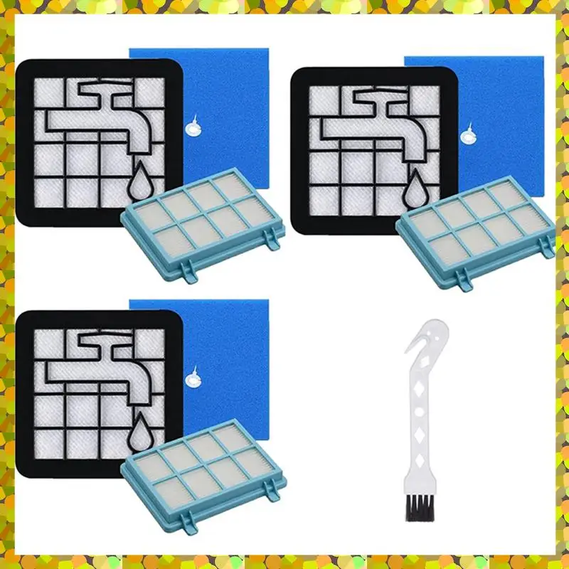 1 مجموعة استبدال أجزاء مناسبة لملحقات المكنسة الكهربائية تصفية FC9331 FC8010 FC9332 القطن مرشح خلفي