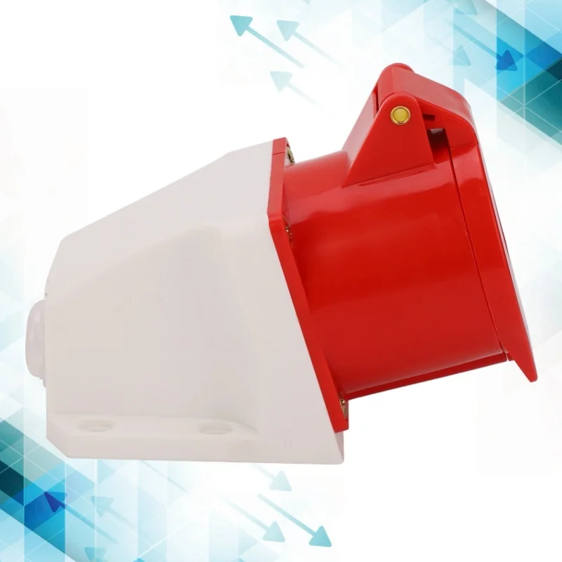 Industrial Power Socket 5Pin 3Phase ExplosionProof Open Installation 32A 220380V/240415V