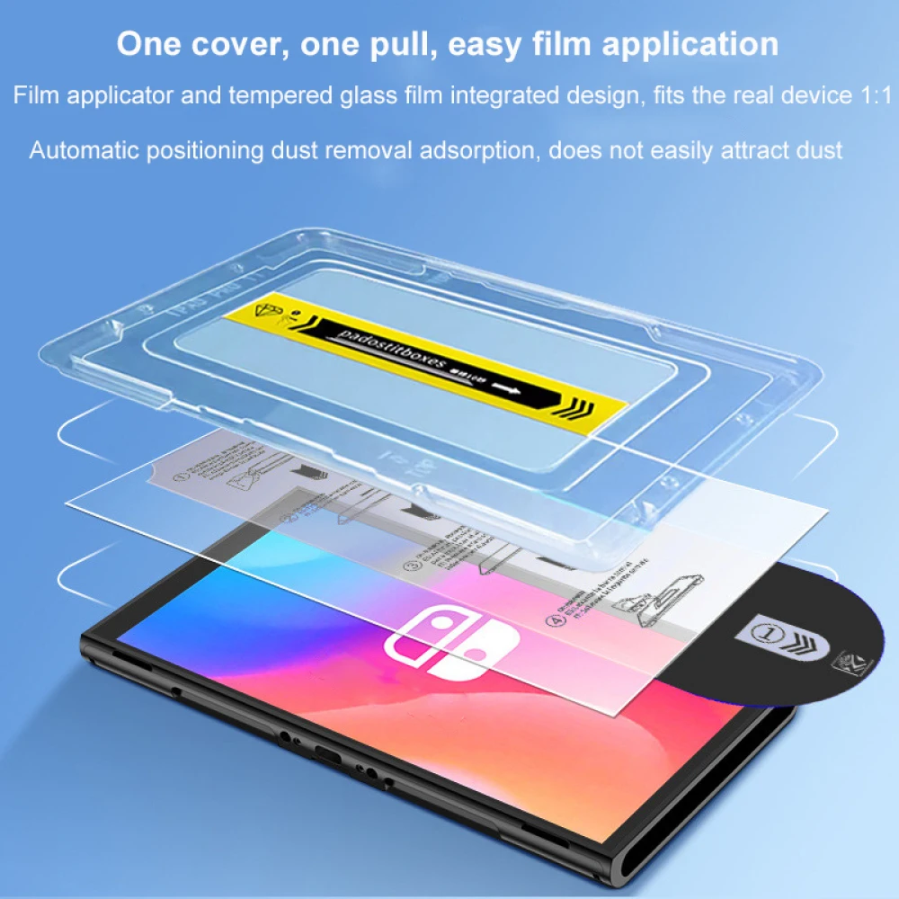 

For Switch 2 Tempered Glass Screen Protector Films 9H Hardness Tempered Glass Film Ultra-Clear Screen Tempered Film