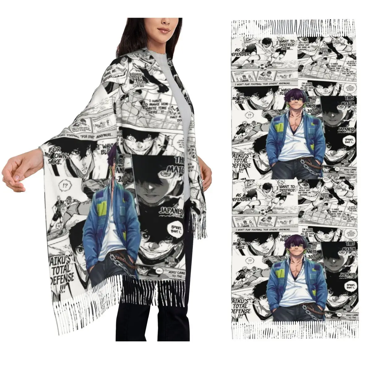 

Oliver Aiku Scarf Tassel Scarves Women Soft Warm Shawls and Wraps Large Fall Winter Shawl Wrap