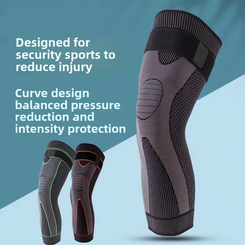 

Sports Knee Brace Strap Compression Extended Unisex Fitness Running Climbing Cycling Knitted Knee Support Old Cold Legs Warm