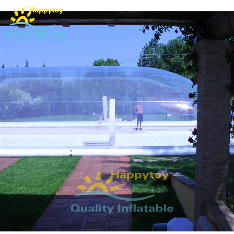 Winter Use Inflatable Swimming Pool Dome Tent PVC Clear Inflatable Transparent Dome Tent For Pool