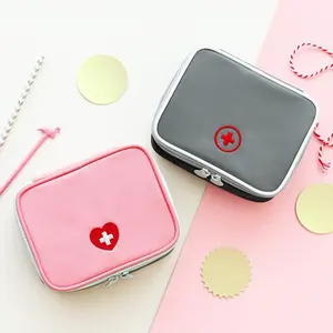 Mini First Aid Kit Portable Travel Bag Medicine Package Emergency Kits Small Organizer Medicine 9 Main Sales Bag First Aid - №8