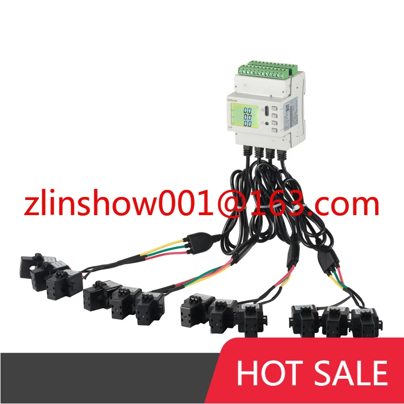 

ADW210-D24-4S 4 Channels 3-phase Circuits Measurements Multi-loop Electrical Monitor IoT Platform Energy Meter