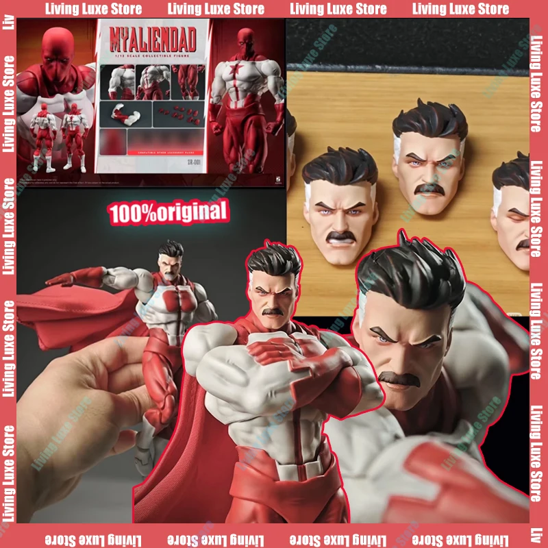 ZOOMRIG ZR-001 Omni-Man Anime Actionfiguren Unbesiegbare Figur Mark Grayson Statue PVC-Figuren Modell Bewegliche Gelenkfiguren Spielzeug Geschenke