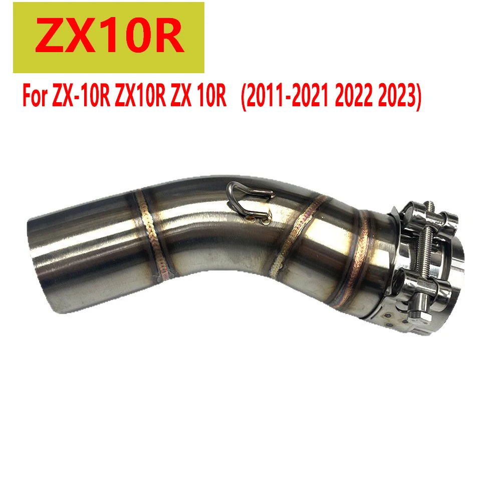 

Slip On Front Tube Link Pipe Connect Original full Motorcycle Exhaust System For ZX10R 2011-2023 System Escape