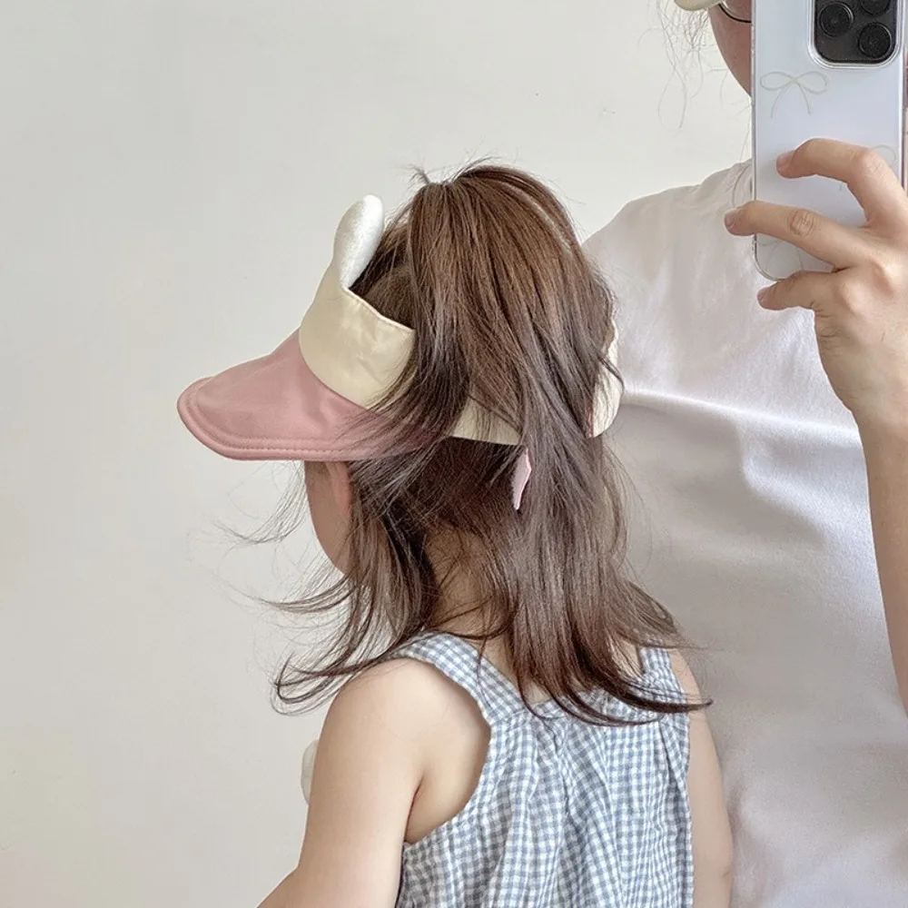 

New Anti-Sun Empty Top Visor Cap Anti-UV Cute Sunscreen Hat Fisherman Hat Outdoor Sports