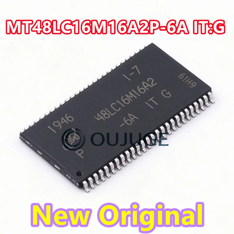 (1-100PCS)New original MT48LC16M16A2P-6A IT: G MT48LC16M16A2P-6A IT 256 Mbit (16M x 16 bit) SDRAM memory chip IC