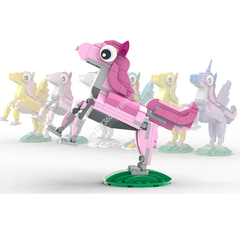 

147pcs MOC Pinkie Pie Building Blocks Assemble Christmas toy Gift creative idea Education Brick Children Kids Birthday