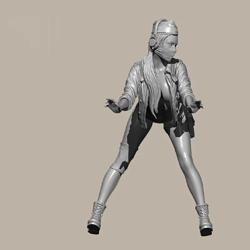 1/35 Empire Motorcycle Baby Resin Model Figure Gk Micro Miniature 3d Printed White Model Toy Unassembled And Unpainted Kit