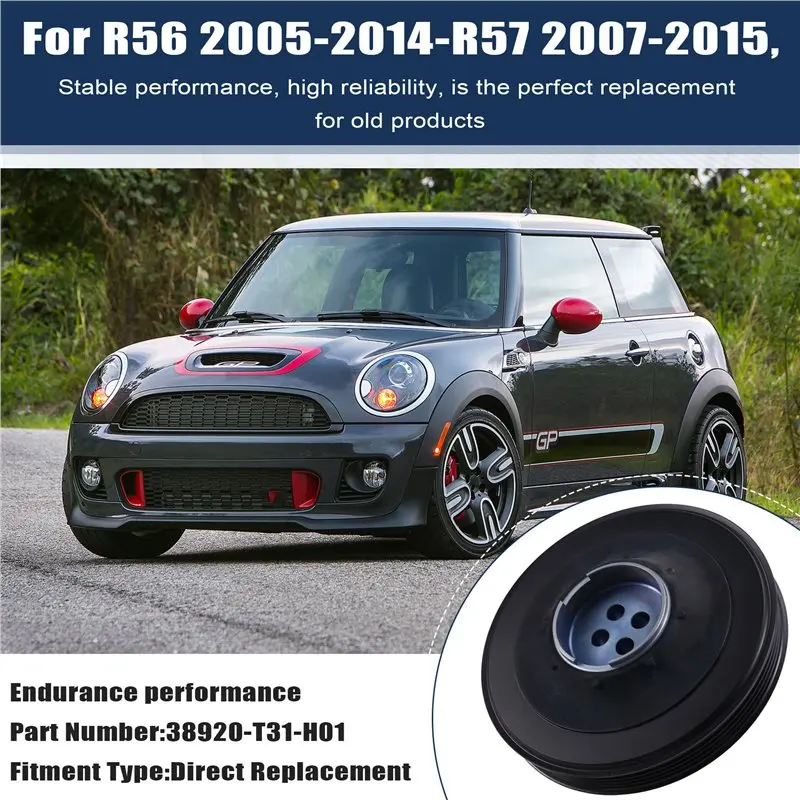 AA76-Per Mini R56 R57 R60 Cooper D Cooper SD One D Puleggia albero motore per auto compatibile (11238477129)