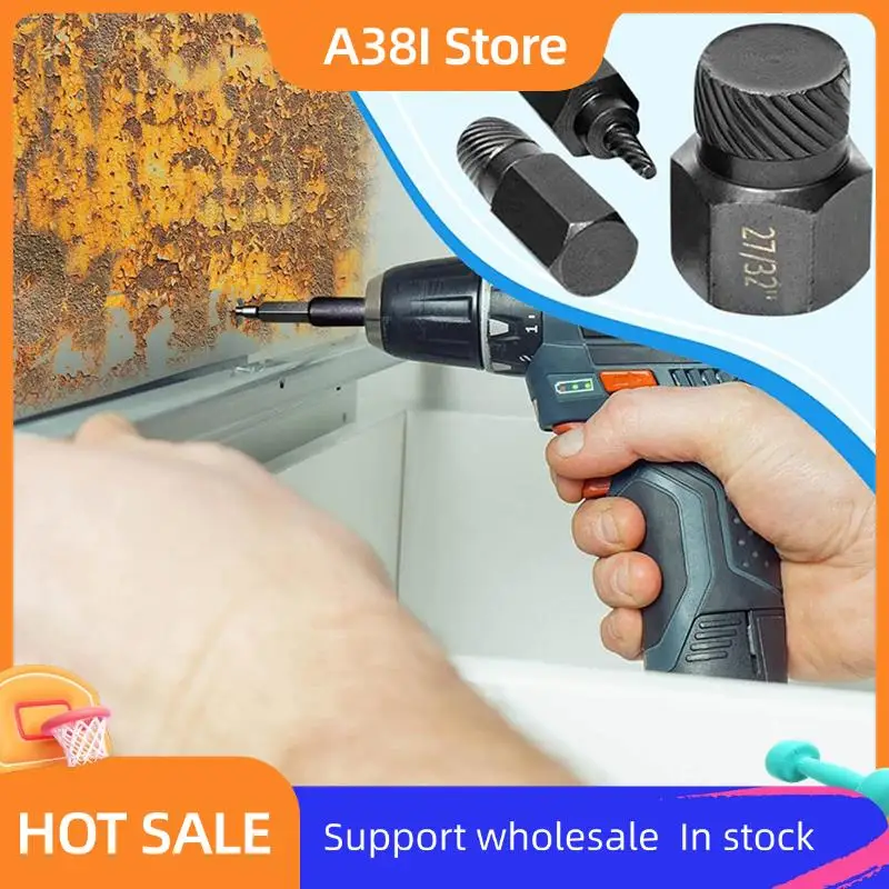 

A38I Upgrade Screw Extractor Set, 10Pcs 3.2-10.3Mm Heavy Duty Hex Head Screw Extractor Set For Rust Damaged Bolts
