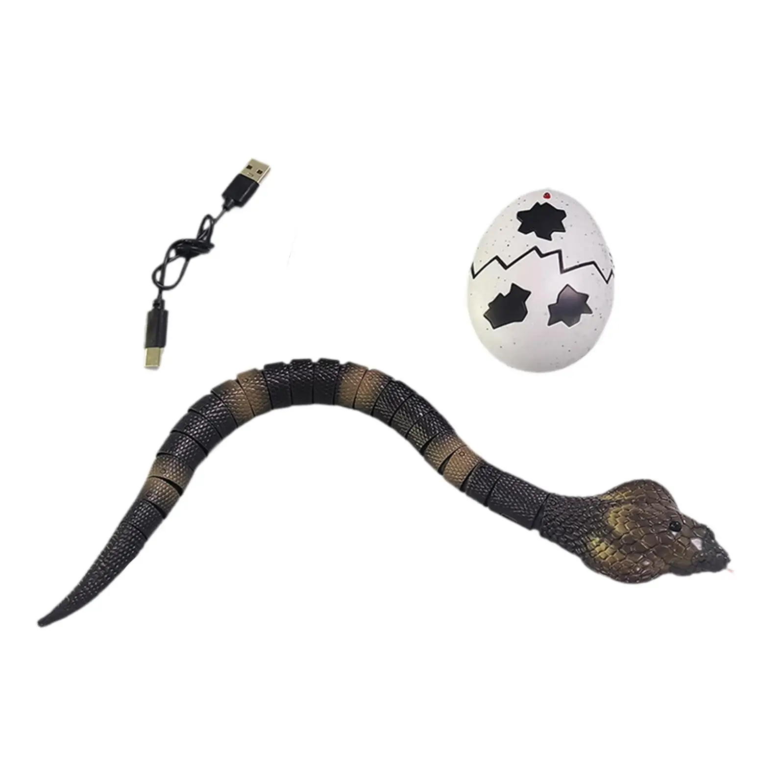 Remote Control Snake Animal Crawling Vehicle Snake Scary Trick Toy