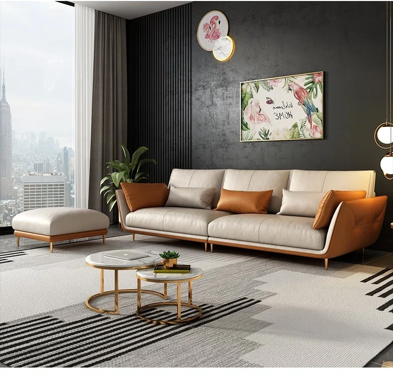 

- Лидер продаж, диван из воловьей кожи с верхним слоем, дизайнерский диван, диван для гостиной, небольшая мебель для дома, диваны из натуральной кожи