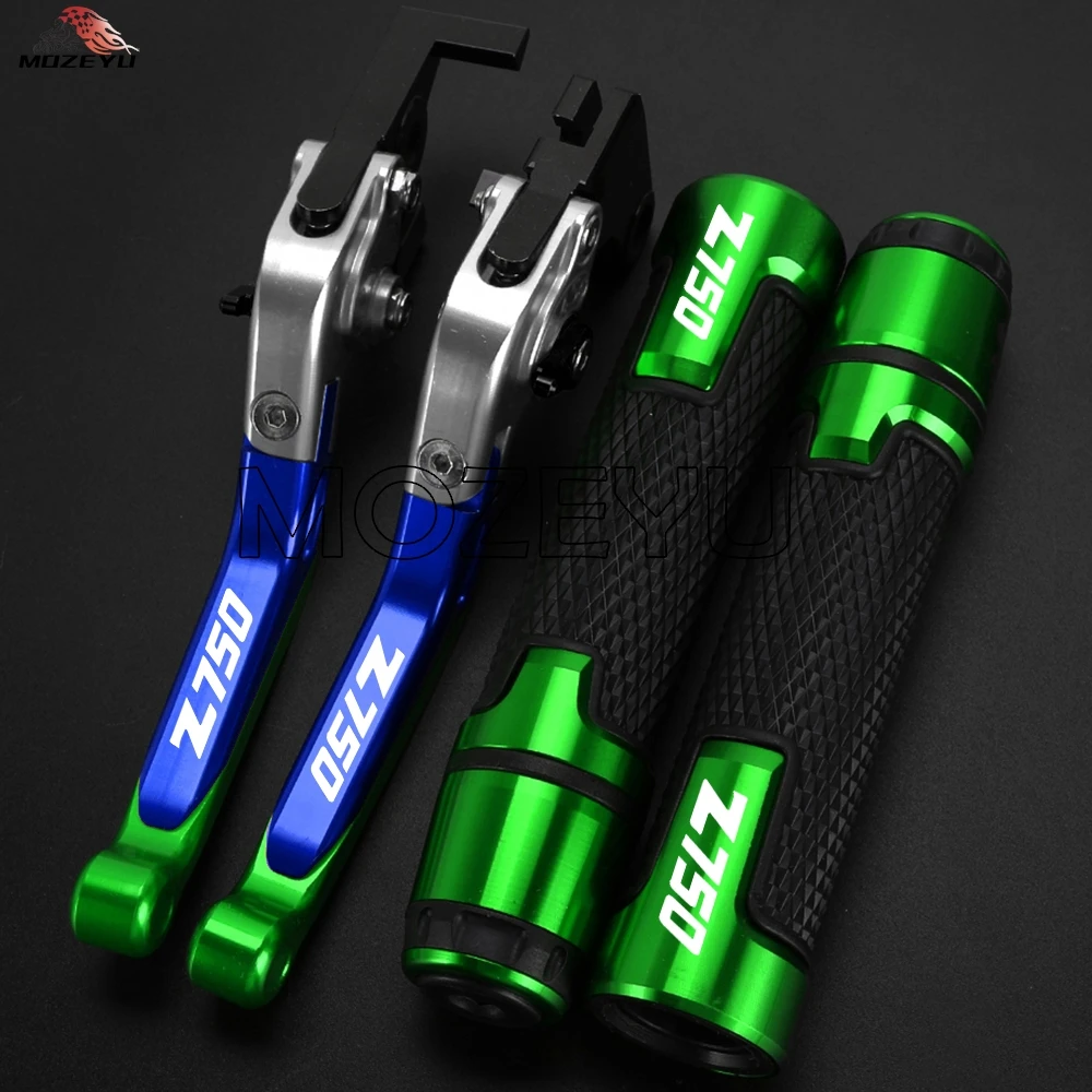 

FOR Kawasaki Z 750 Z-750 2007-2012 2013 2014 2008 2009 2010 2011 Z750 Motorcycle Foldable Brake Clutch Levers Handle Grips Ends