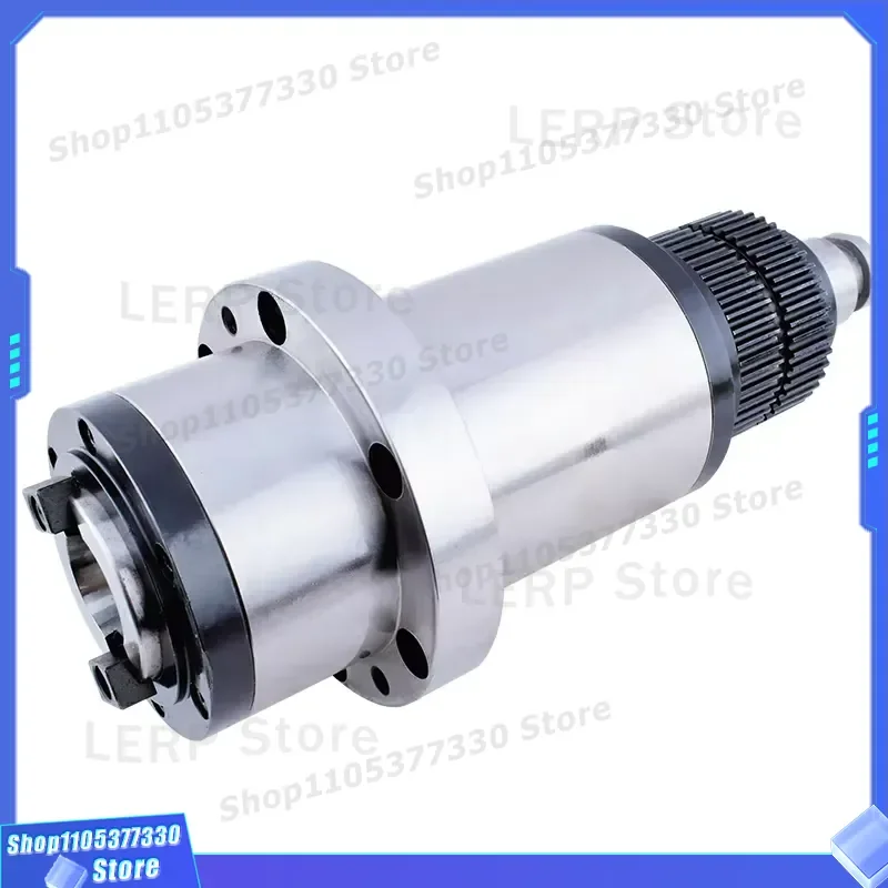 BT30 CNC Milling Spindle 90mm Diameter 12000 RPM Self Cooling Steel Body with Belt Pulley Drive for Numerical Control