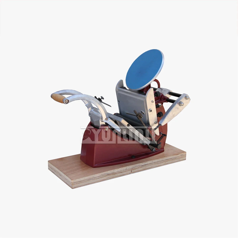 Manual Letterpress Disc Printing Machine Movable Type Printing Handmade Letterpress Cards Printer Retro Printing Press
