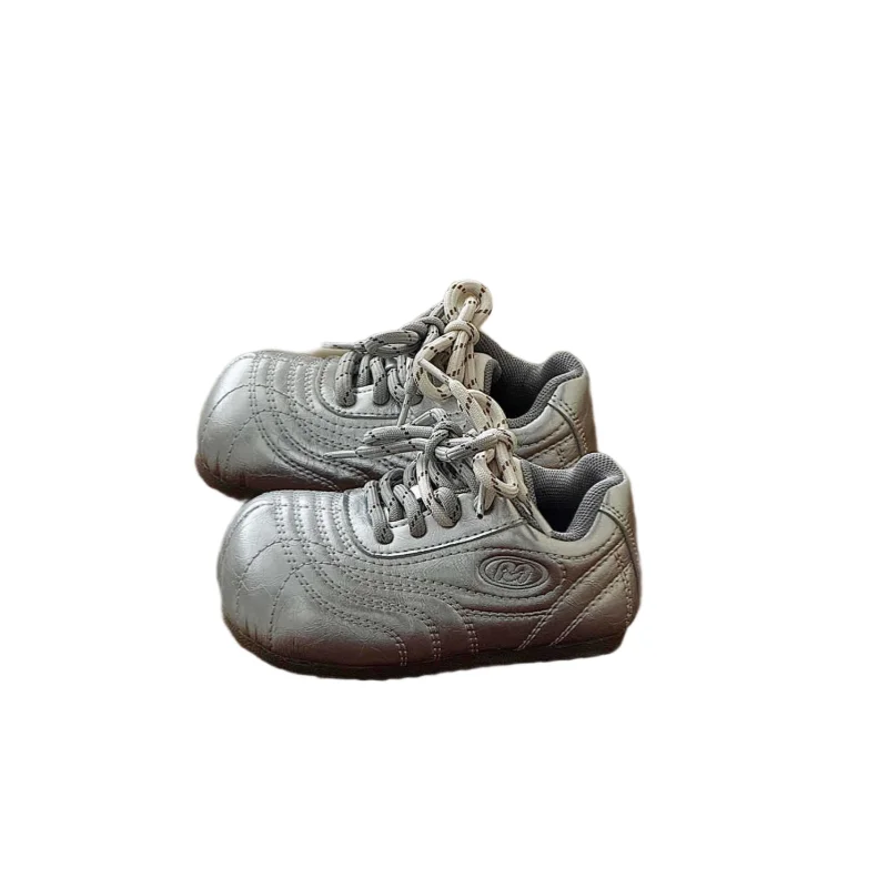 

Silver children's sports shoes autumn new girls' functional shoes lightweight boys' casual shoes soft soled baby walking shoes