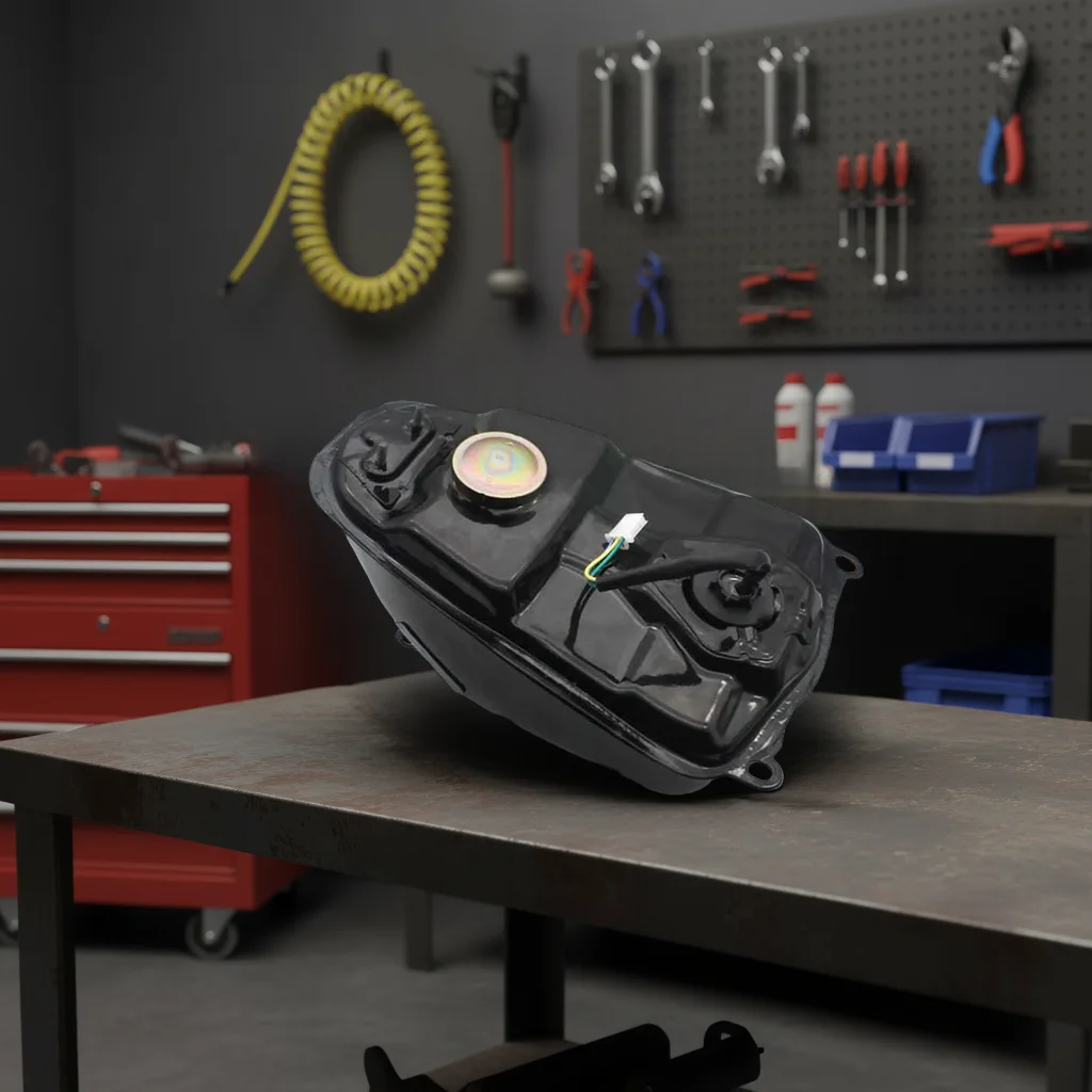 

Motorcycle Fuel Tank Cover For TBT110 Curved Beam Motorcycle Fuel Tank Set With Cover And Oil Level Sensor Accessories Metal