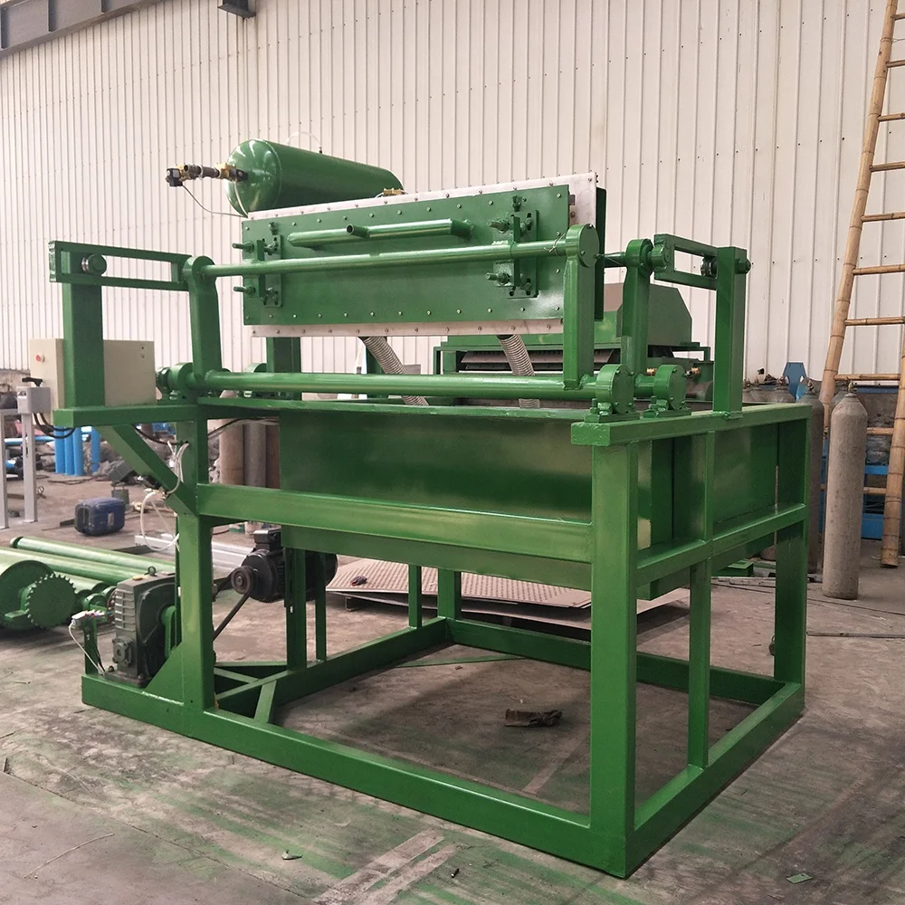 Recycled Paper Pulp Egg Tray Making Molder Nigeria Focus 1800pcs/h Egg Carton Making Machine Paper Egg Crate Tray Making Machine