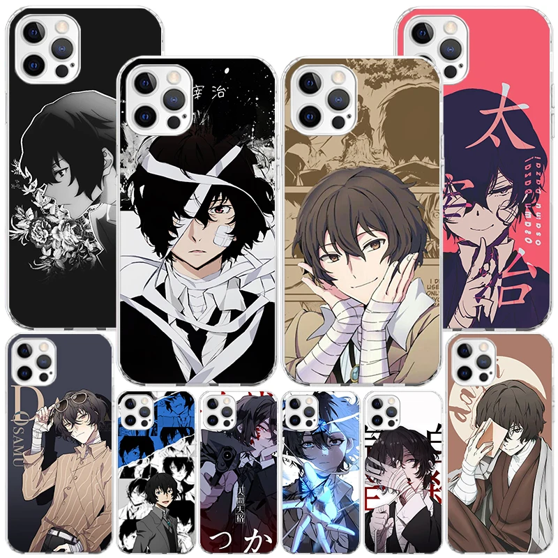 Bungo Stray Dogs Dazai Phone Case For iPhone 16 Pro Max 15 + 14 Plus 11 12 13 Mini Xs X XR 7 8 SE Personalized Gift Print Cover