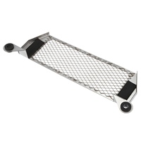 #618B Motorcycle Radiator Grille Protector Cooling Network Protection Cover for-BMW K1300R K1200R Water Tank Net (silver)