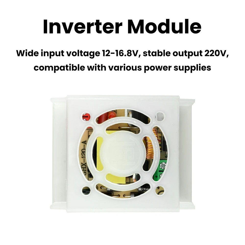 DC12-16.8V a 220V Step UP Módulo de potência 100W DC-DC Boost Inverter Módulo Conversor reverso Booster Regulador de tensão de energia