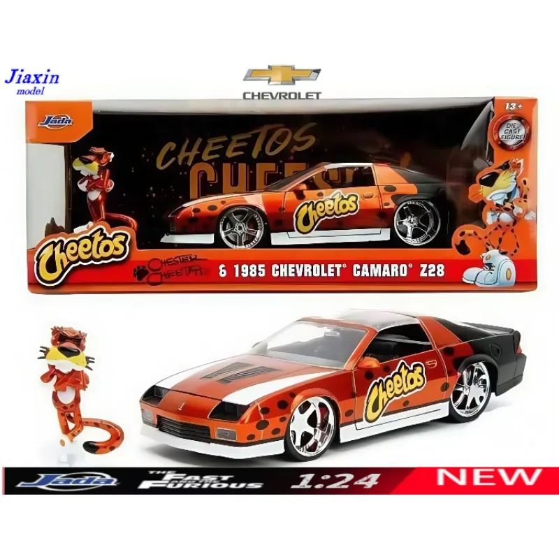 

Jada Cheetos-1985 Chevrolet Camaro Z28 1:24, декоративная деталь модели автомобиля из сплава