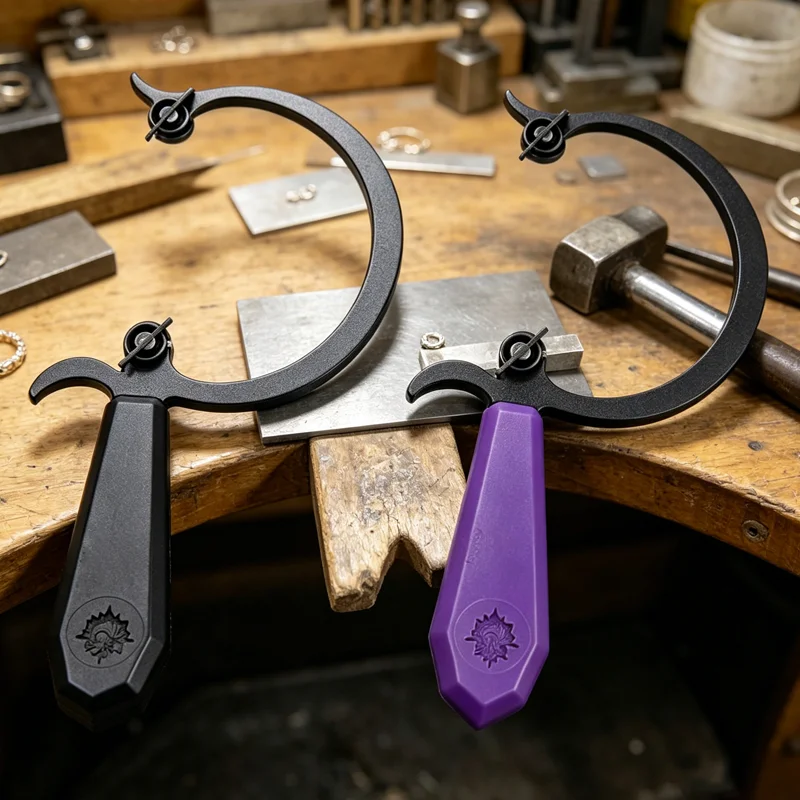 GreenLion Mini V3 Jewelers Saw Frame Compact 3.125" Throat Lightweight 142g Ambidextrous Jewelry Piercing Saw Tool
