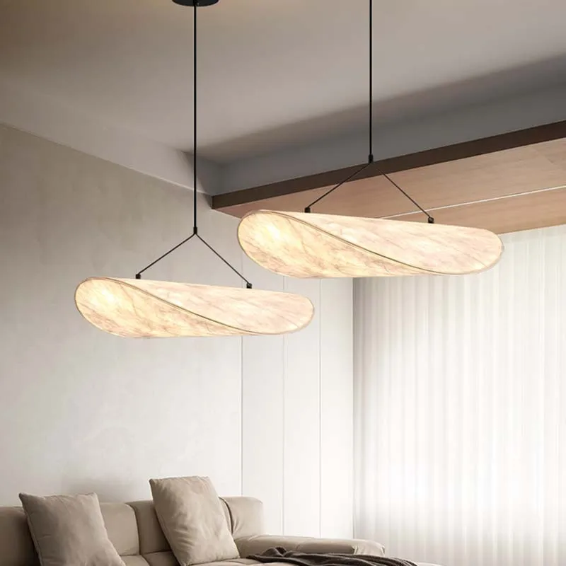 

Modern Paper Pendant Chandelier White LED Ceiling Chandelier for Living Room Restaurant Bedroom Decor LED Pendant Hanging Lamp